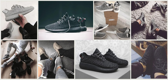 Кроссовки Adidas Yeezy Boost 350 спортивные.