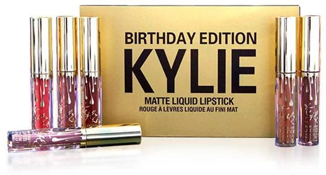 Набор жидких матовых помад Kylie Jenner Birthday Edition (6 штук)